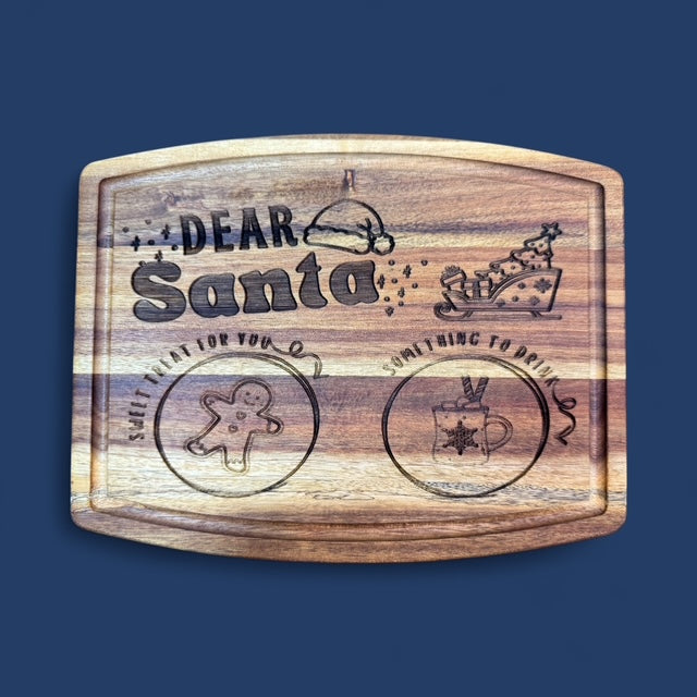 "Dear Santa” Cookie Board – Medium