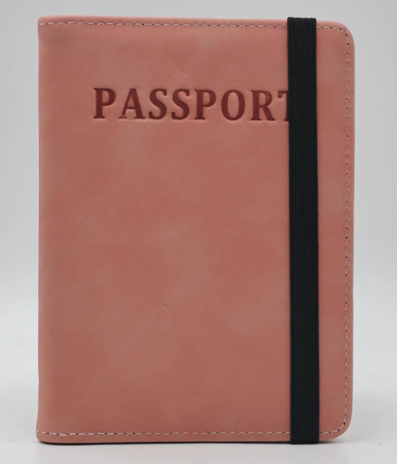 RFID Leatherette Passport Holder