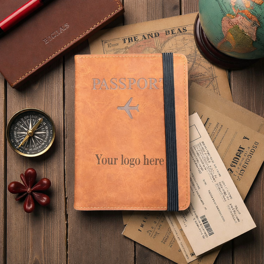 RFID Leatherette Passport Holder