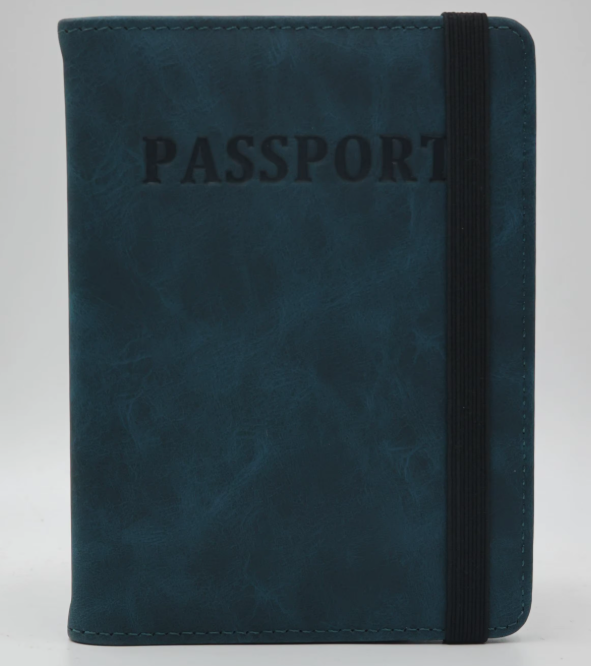 RFID Leatherette Passport Holder
