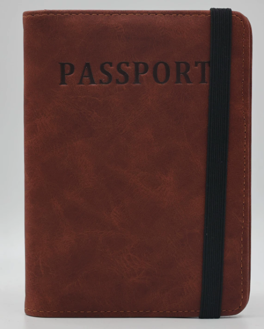 RFID Leatherette Passport Holder