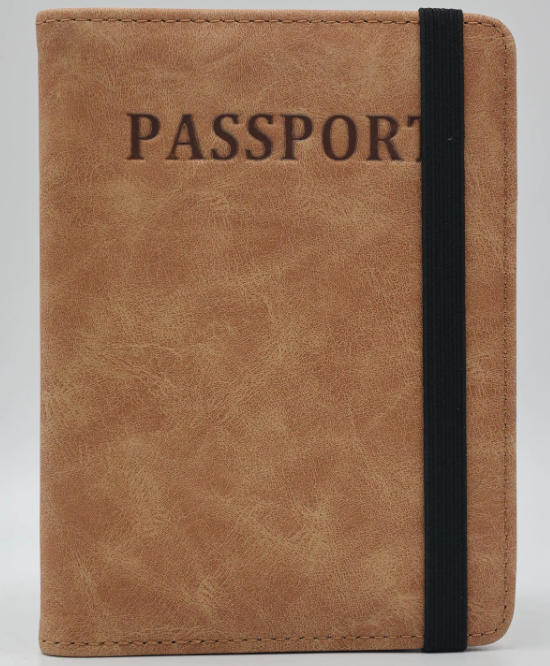 RFID Leatherette Passport Holder
