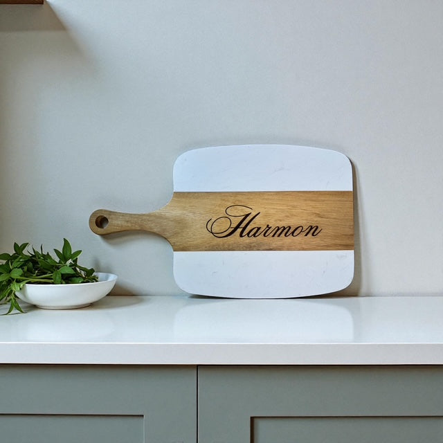 Marble Charcuterie Board Set