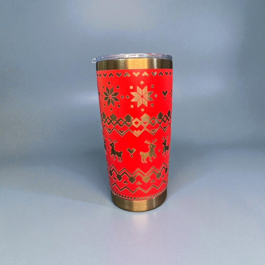 Ugly Sweater Christmas Tumbler