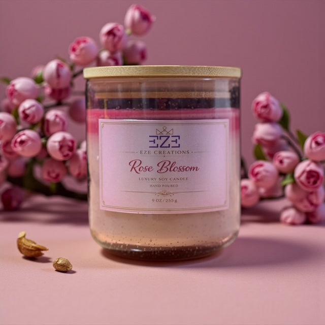 Rose Blossom Candle