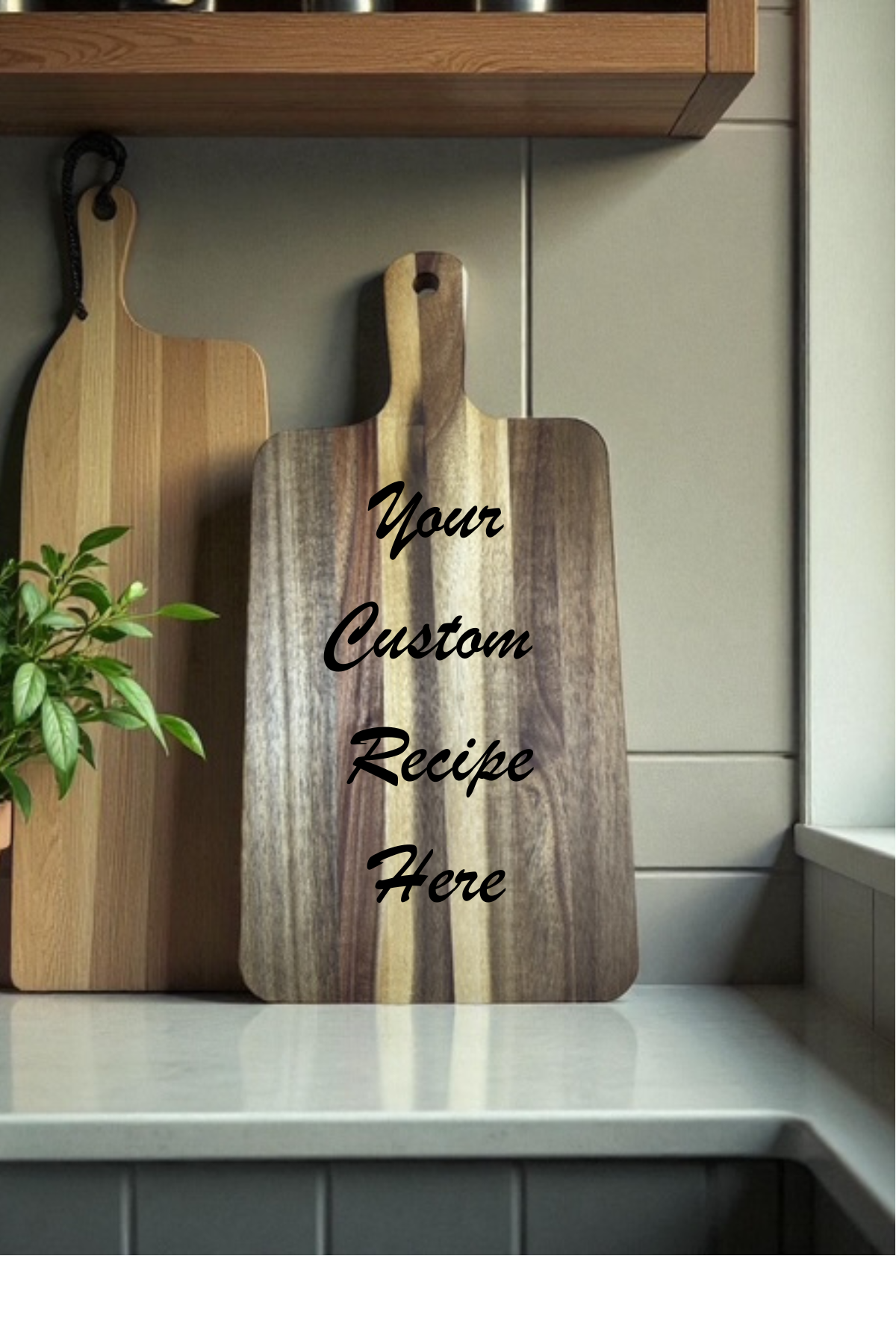 Custom Recipe Cutting Board