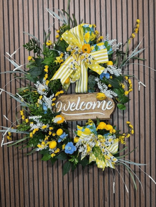 Lemon Themed Wreath